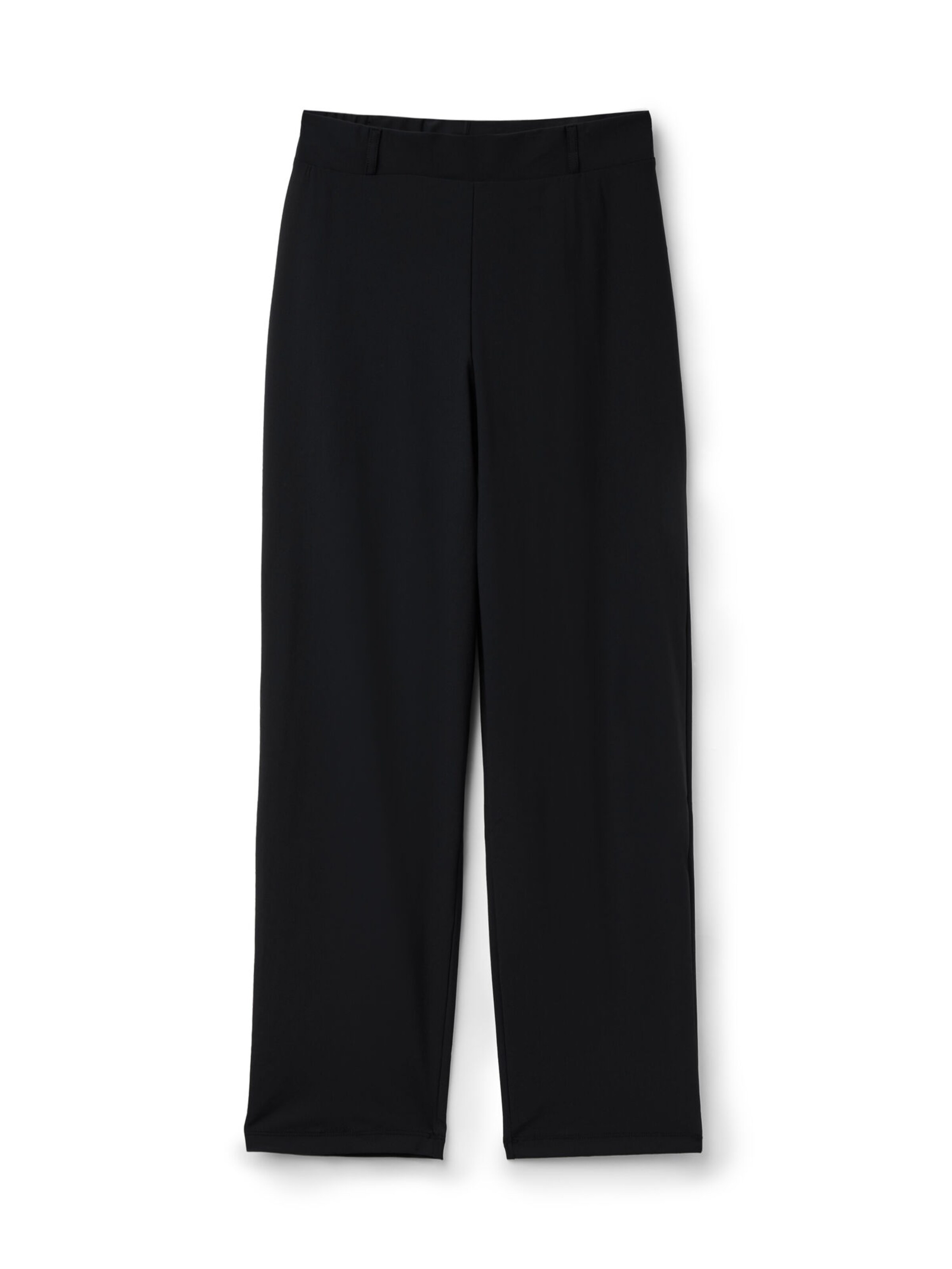 Tezenis Wide leg Pants in Black: front