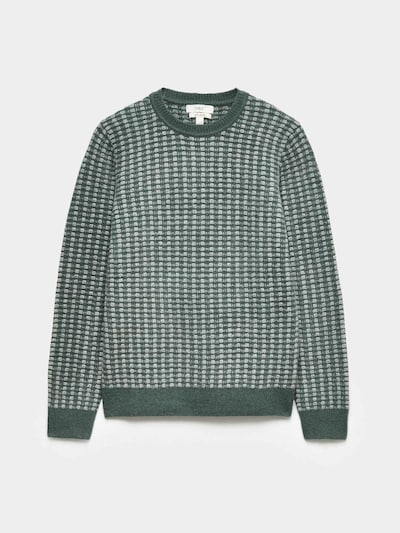 Pullover in S Marks & Spencer di colore verde scuro / bianco, Visualizzazione prodotti
