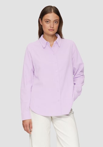 s.Oliver Bluse in Lila: Vorderseite