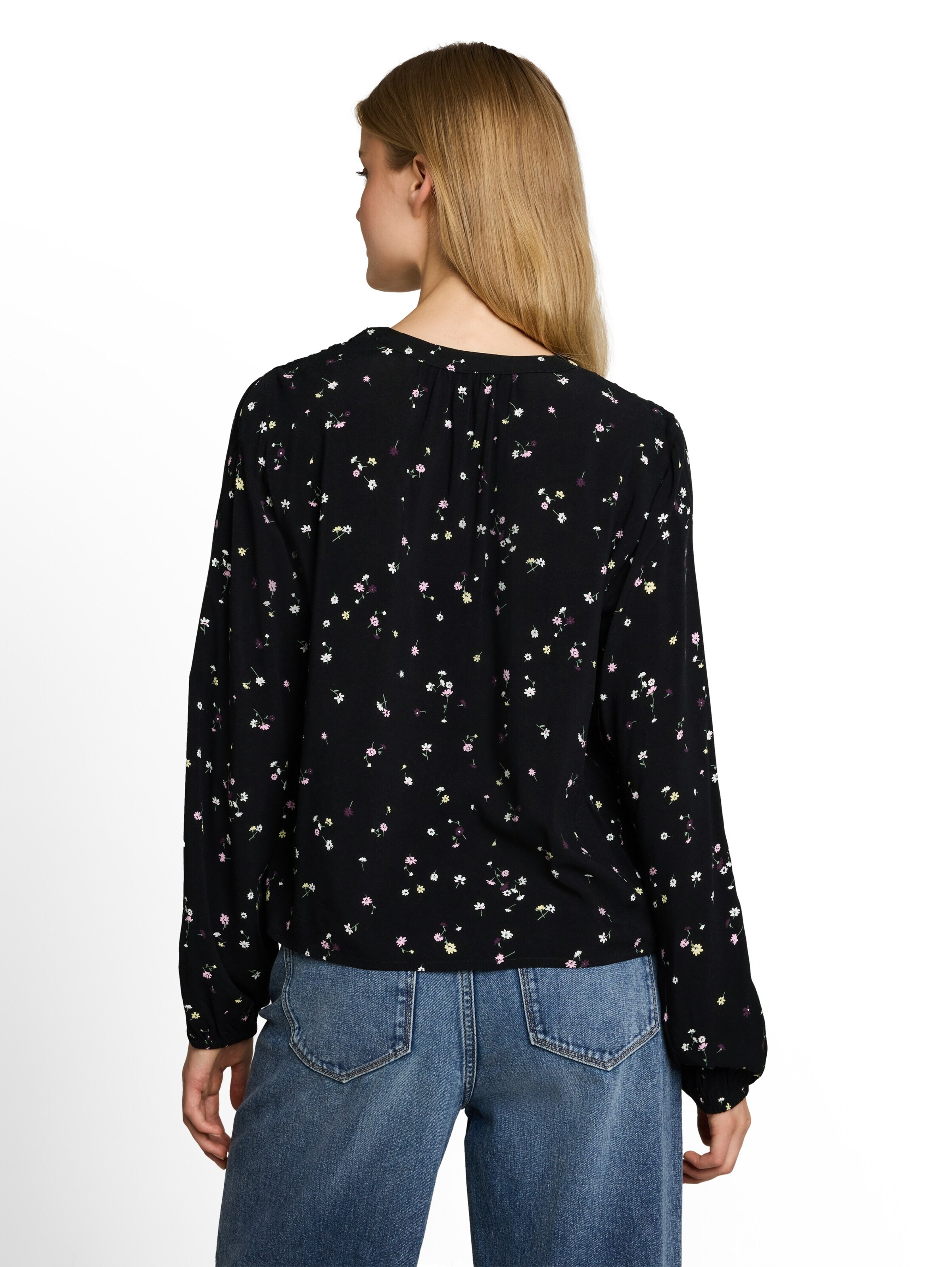 TOM TAILOR DENIM Blouse in Black
