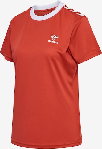 Hummel - Camisa funcionais 'Staltic Poly' em vermelho
