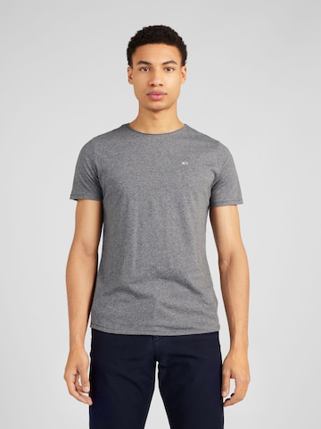 Tommy Jeans Shirt 'Jaspe' in Grijs: voorkant