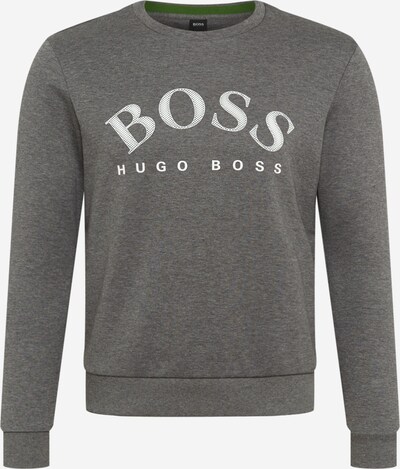 BOSS ATHLEISURE Sweatshirt 'Salbo' in graumeliert / weiß, Produktansicht