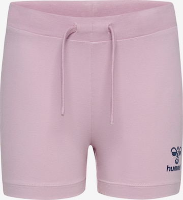Hummel Trousers 'Joc' in Pink: front