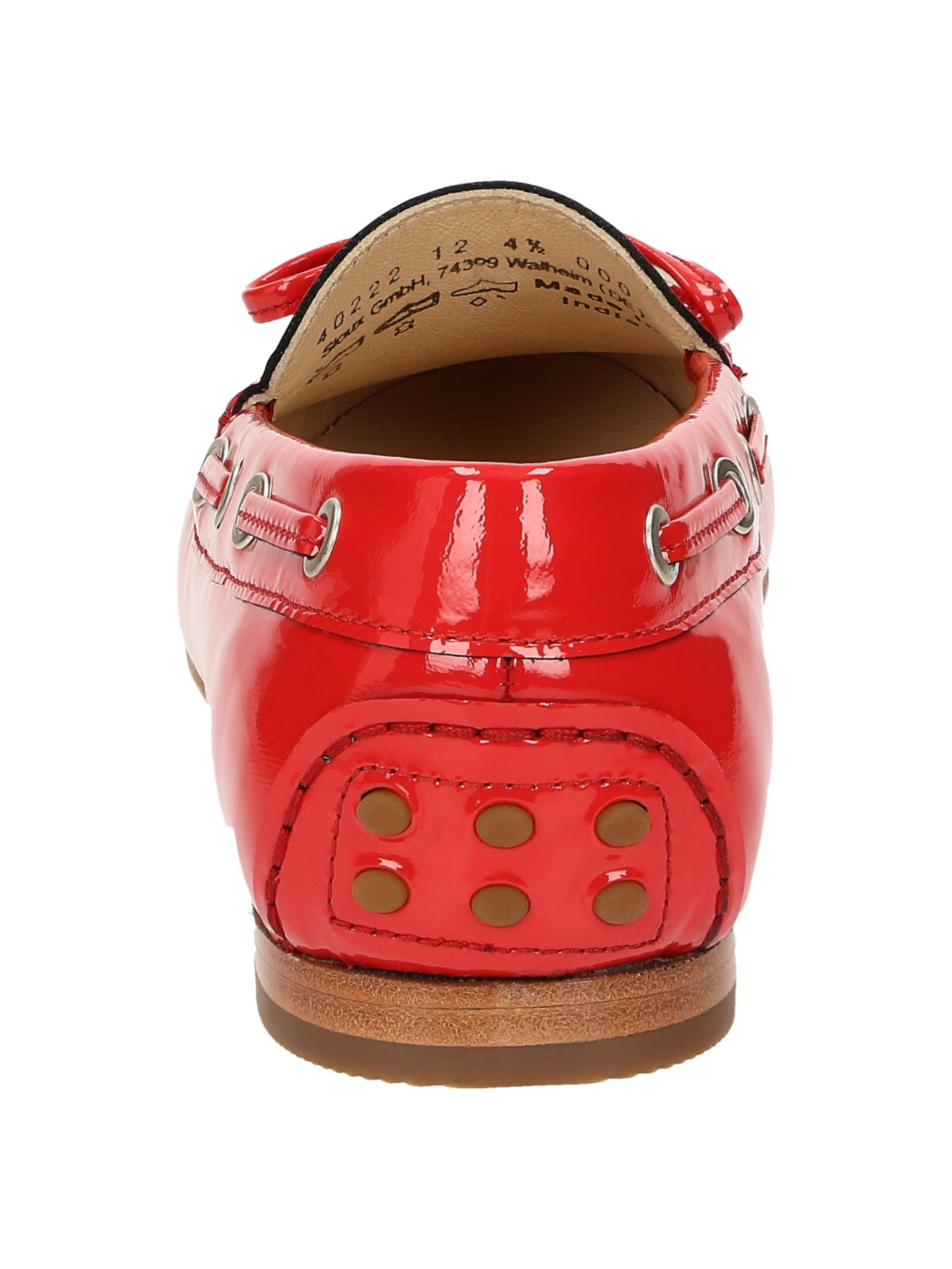 SIOUX Mokassin 'Borinka-701' in Rot