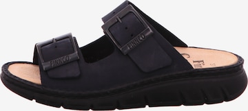 Finn Comfort Mule in Blue: front