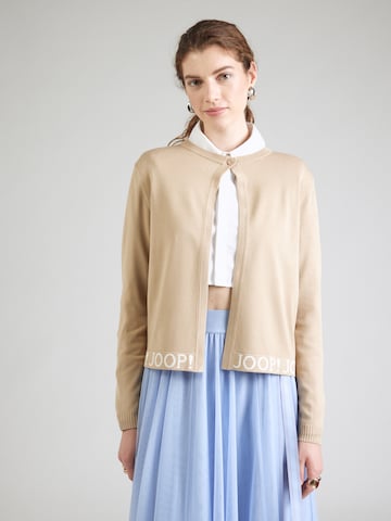 JOOP! Knit cardigan 'Kona' in Brown: front