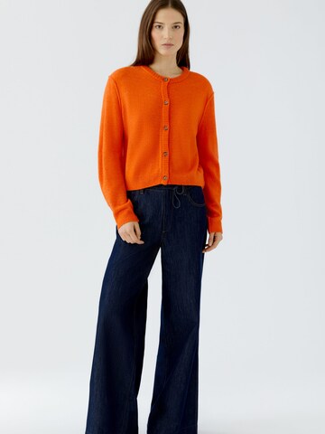 OUI Strickjacke 'ILAYA' in Orange