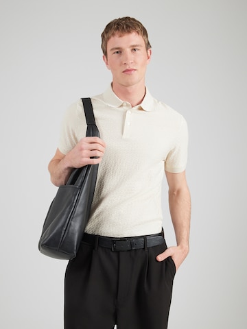 T-Shirt 'H-Prout 228' BOSS en blanc : devant