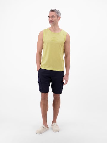 LERROS Luftiges Tanktop aus Baumwolle mit trendigem Slogan-Print in Gelb