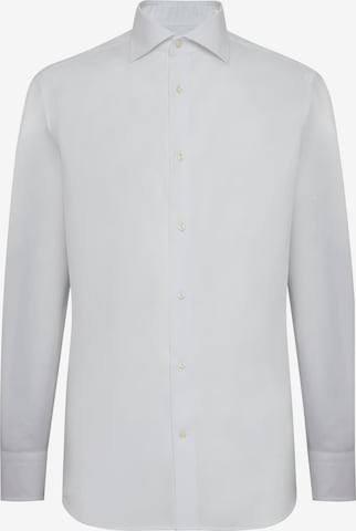 Coupe regular Chemise Boggi Milano en blanc : devant