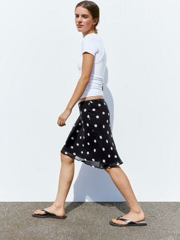 Pull&Bear Sukňa - Čierna