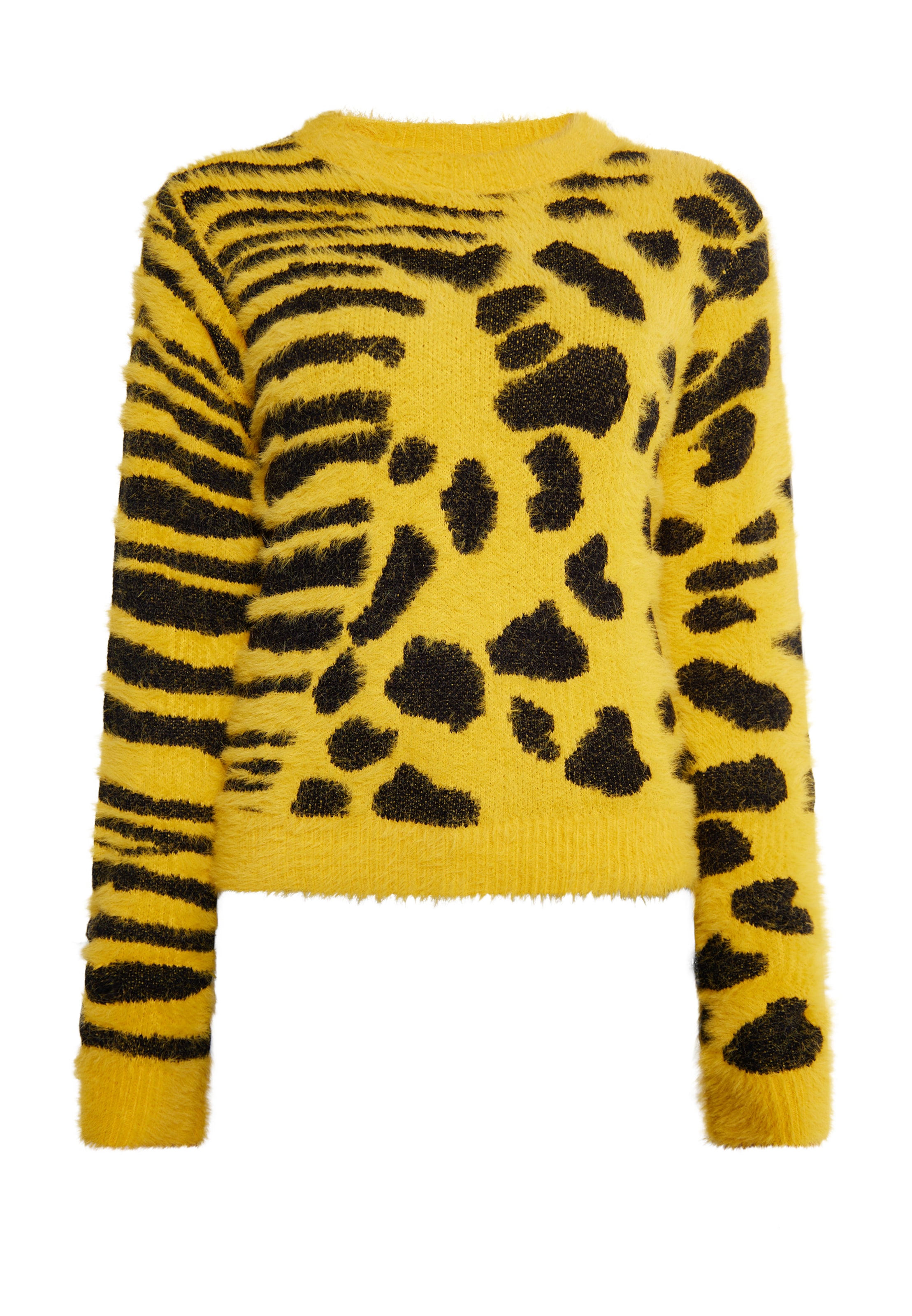 myMo ROCKS Пуловер в жълто: отпред