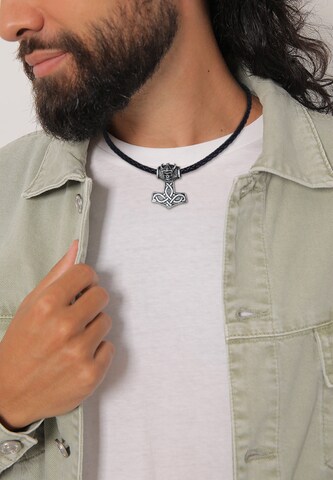 KUZZOI Necklace 'Hammer' in Silver: front