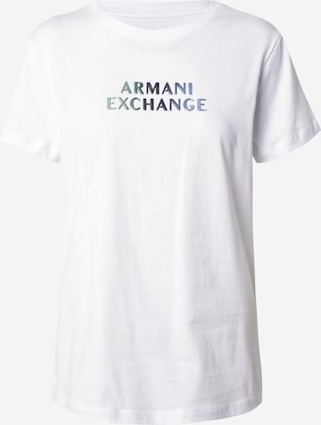 ARMANI EXCHANGE T-Shirt in Weiß: predná strana