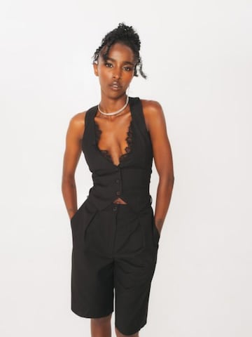 CACTUS THE BRAND - Top 'Cactus the Brand, Top halter cu detalii de dantela, Negru, S' en negro: frente
