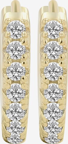 Akzent Earrings '"Mila" aus 925 Sterlingsilber, rhodiniert, langlebig' in Gold: front