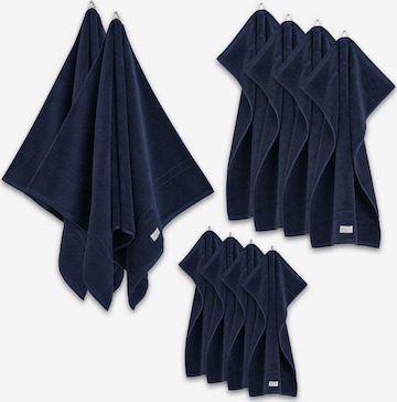 GANT Handdoek in Blauw: voorkant