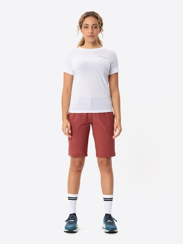 VAUDE Regular Outdoor trousers 'Farley' in Red