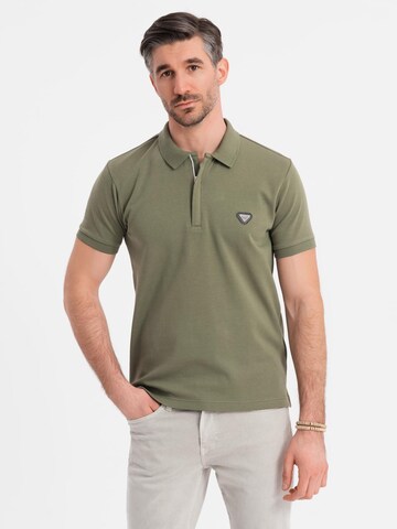 Ombre Shirt in Groen: voorkant