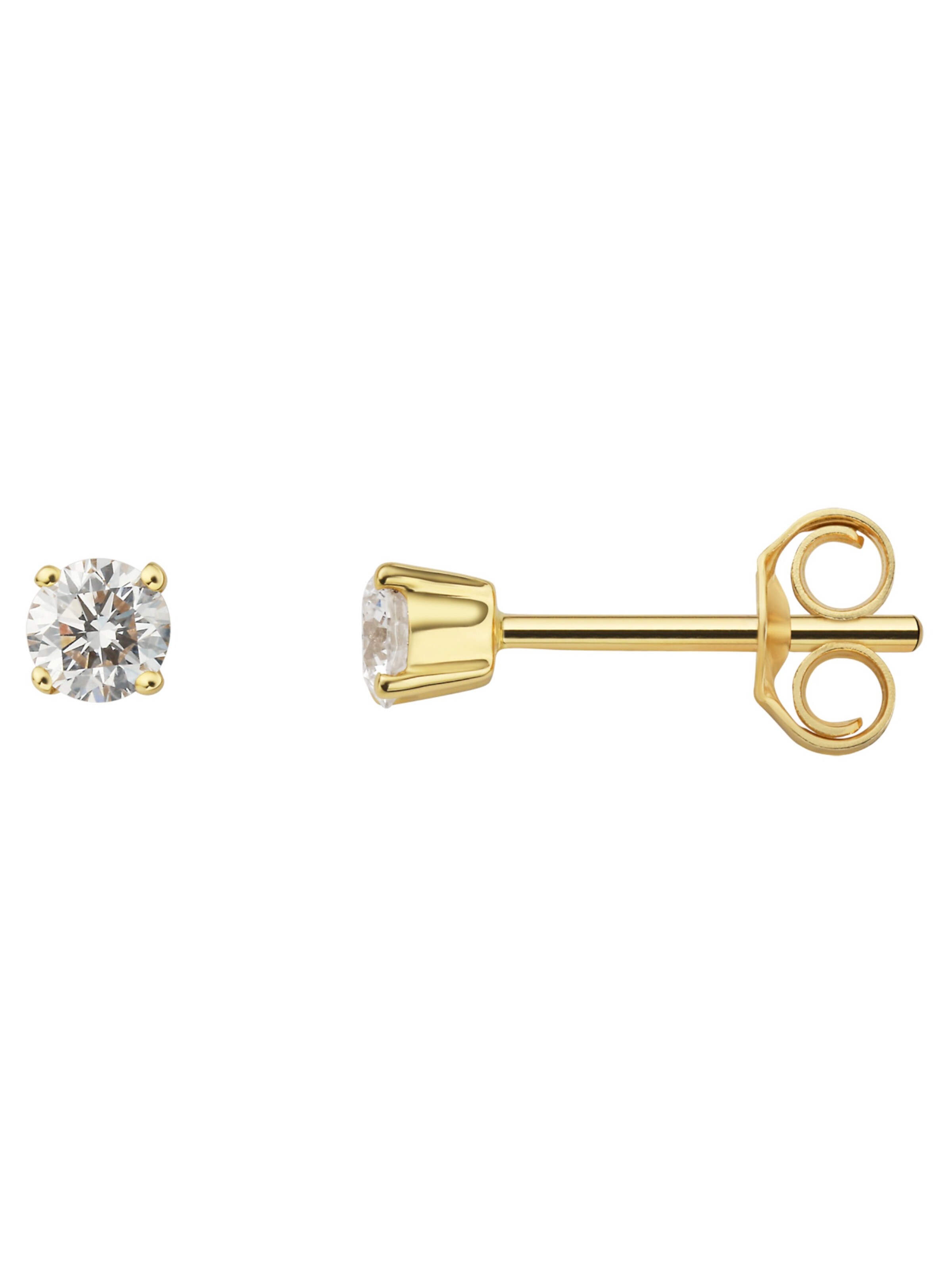 ONE ELEMENT Ohrringe in Gold: Vorderseite