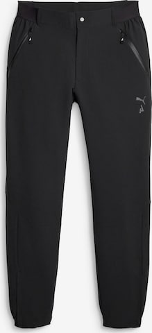 PUMA - Tapered Calças de desporto em preto: frente