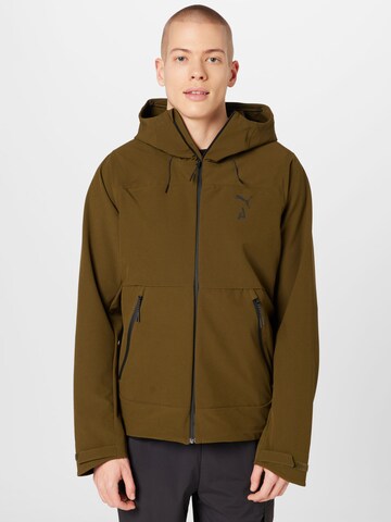 PUMA Sports jacket in Green: front