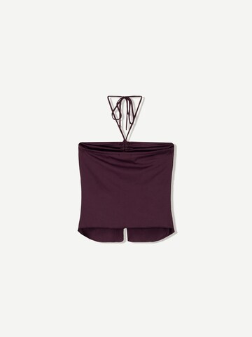 Top di Bershka in lilla