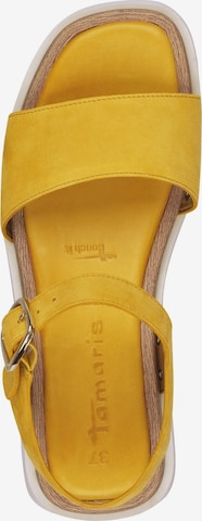 TAMARIS Sandale in Gelb