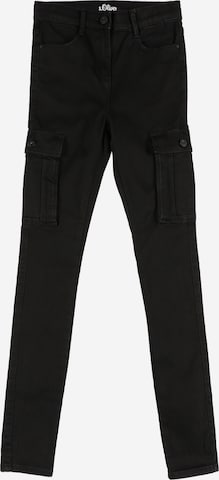 s.Oliver Regular Jeans i svart: framsida