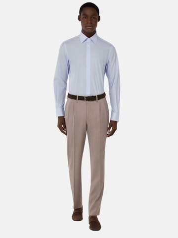Coupe regular Chemise business Boggi Milano en bleu