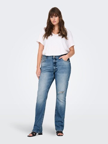 ONLY Carmakoma Flared Jeans 'Duru' in Blau