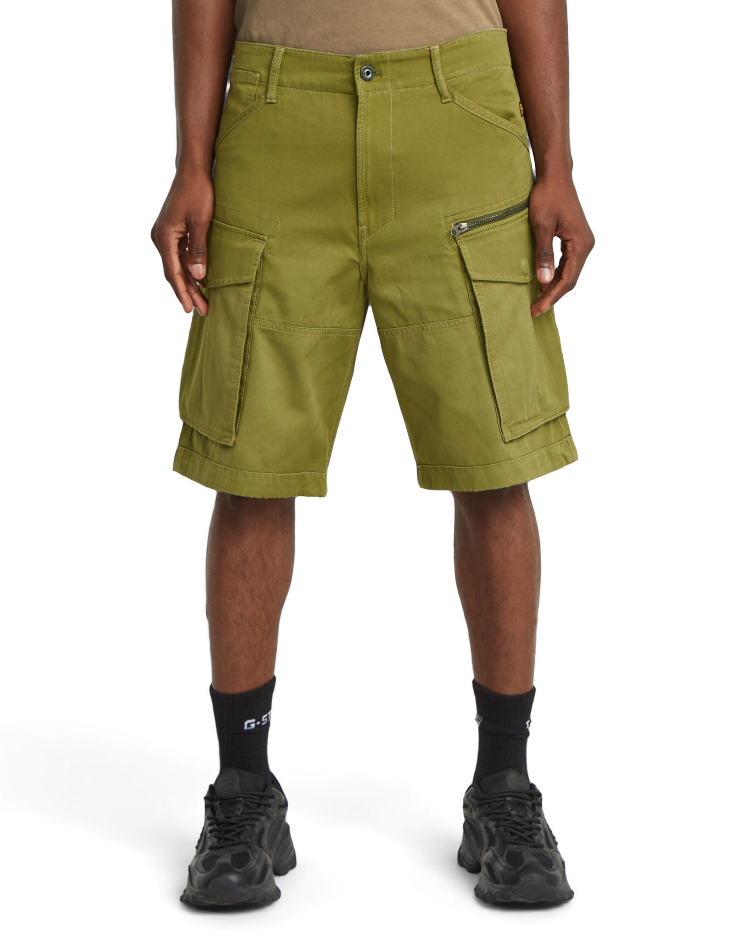 G-STAR Loosefit Shorts in Grün: Vorderseite