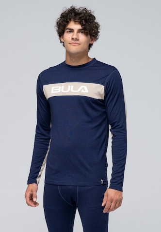 BULA Performance Shirt in Blue: front
