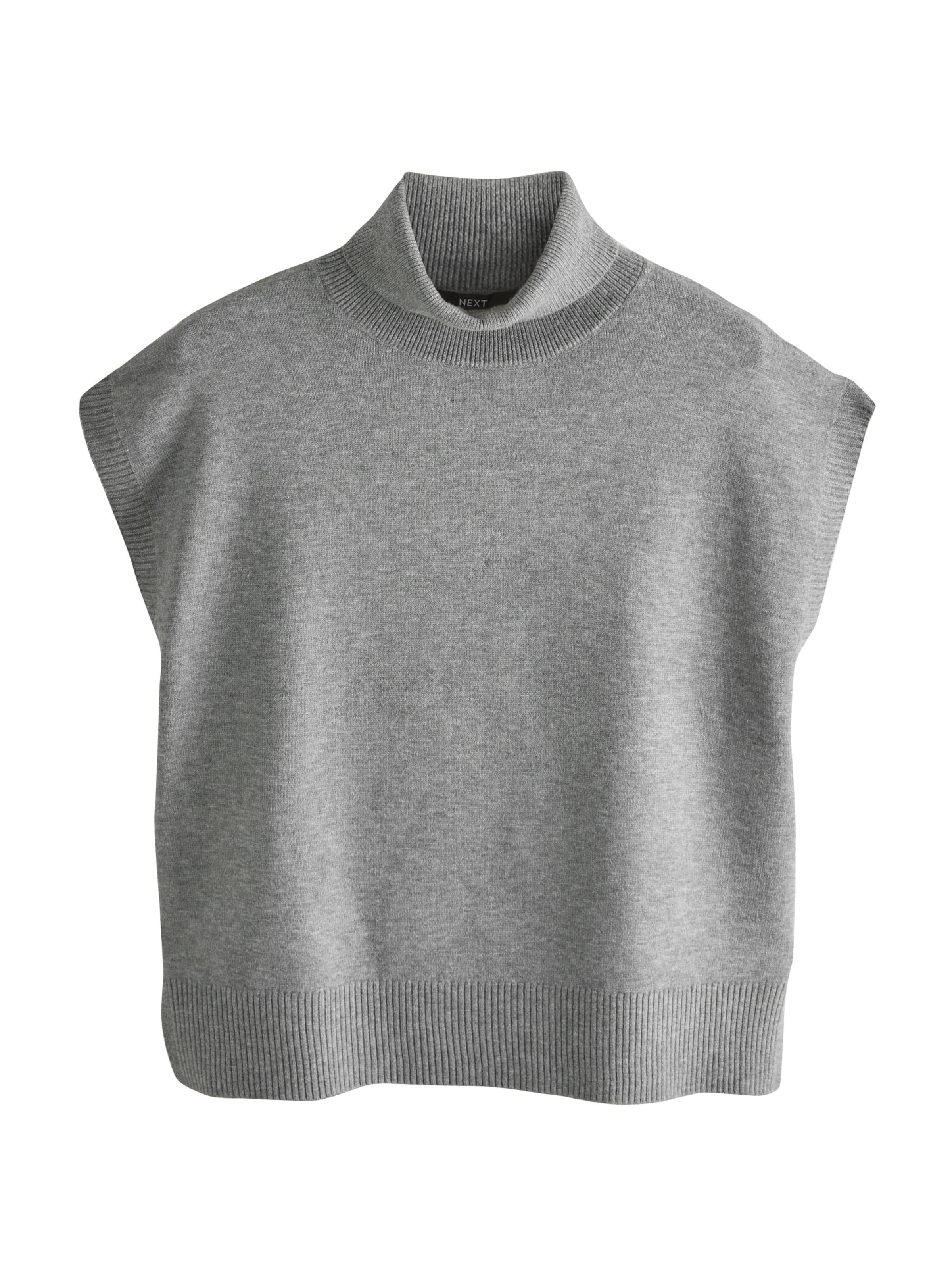 Next Pulover | siva barva: sprednja stran