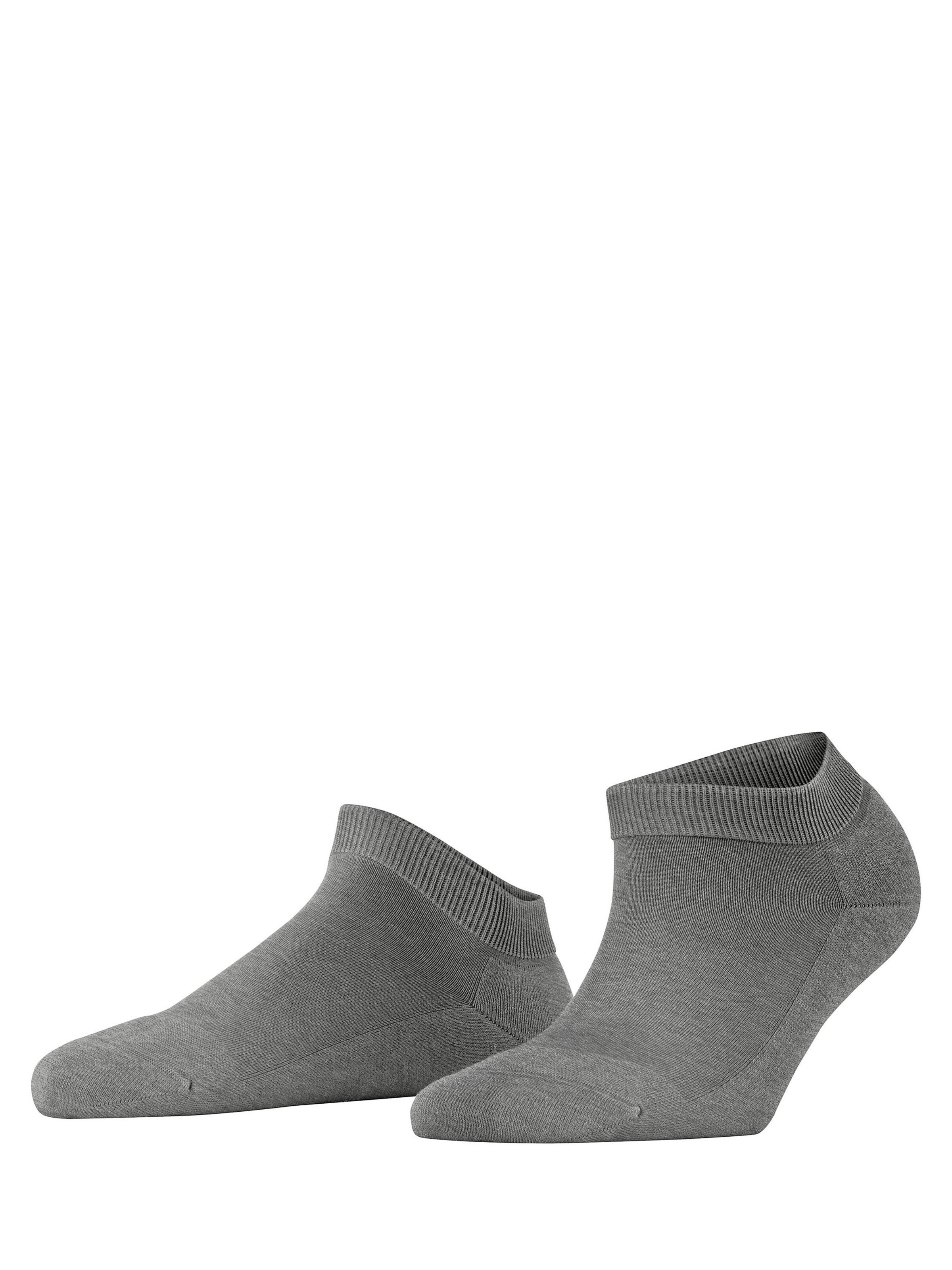 FALKE Füßlinge 'ClimaWool'‌‌‌‌‌‌ in Grau: Vorderseite