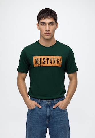 MUSTANG - Camisa 'Austin' em verde: frente