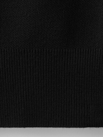 MANGO MAN Strickjacke 'LUXUSC' in Schwarz