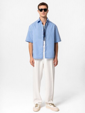 Antioch Comfort fit Button Up Shirt 'Fernando' in Blue