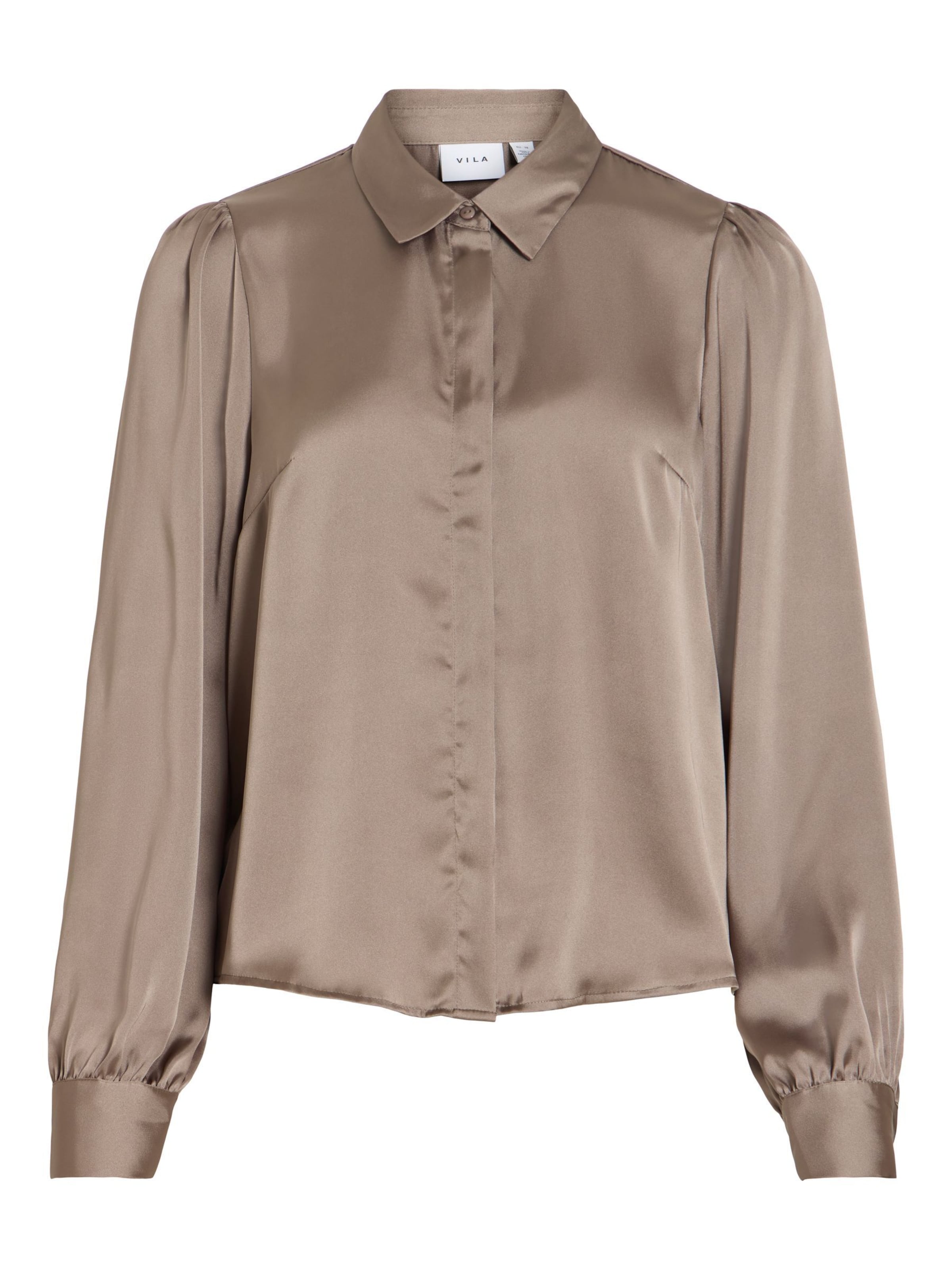 VILA Blouse 'VISOFIE' in Grijs: voorkant