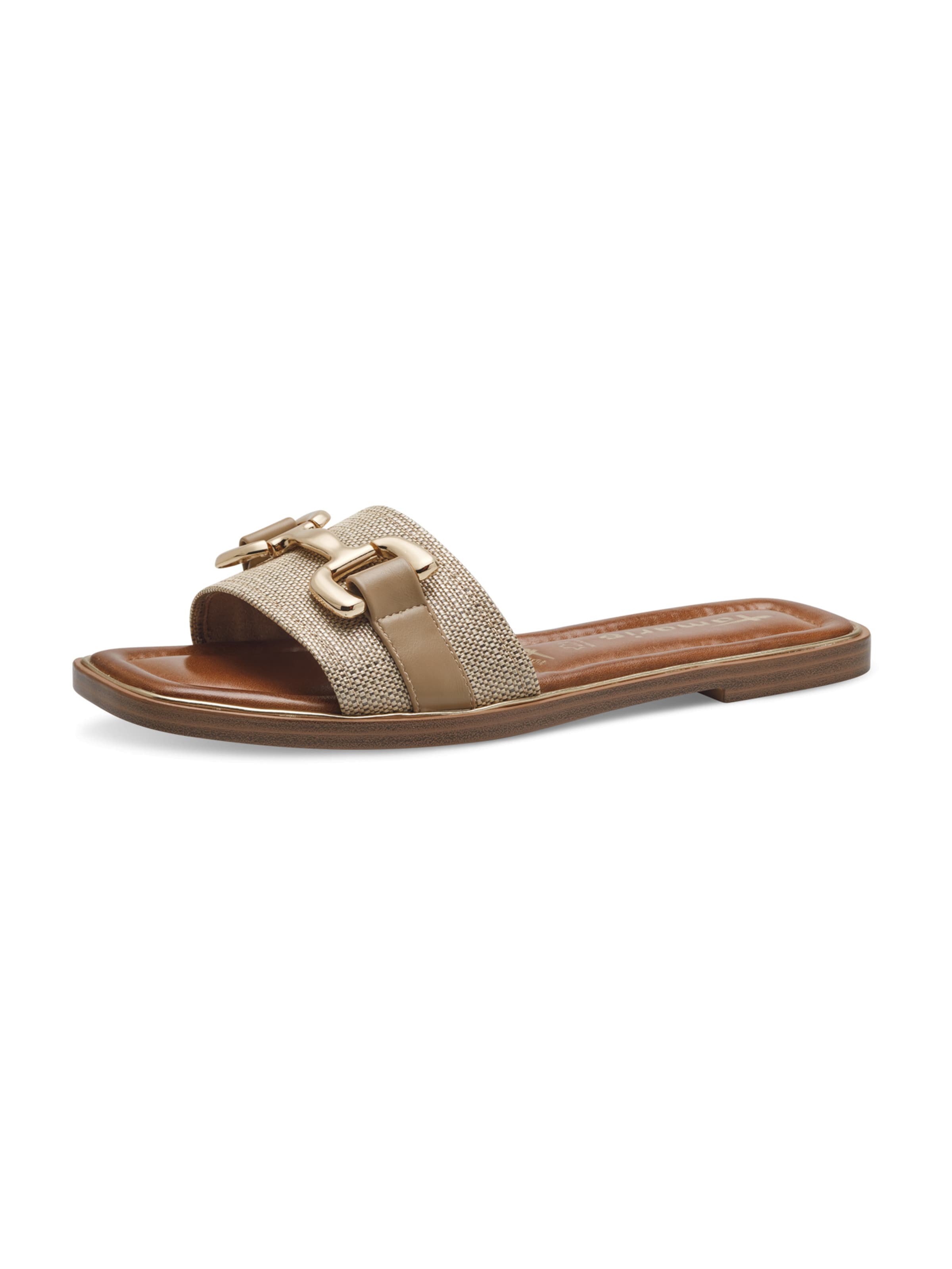 Tamaris Mule in Beige: front