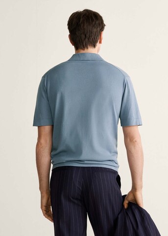 MANGO MAN Pullover 'Sun' in Blau