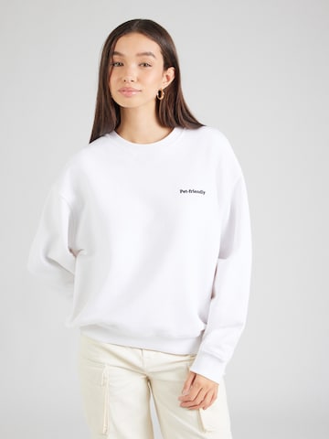 Kaotiko Μπλούζα φούτερ 'PET-FRIENDLY' σε λευκό