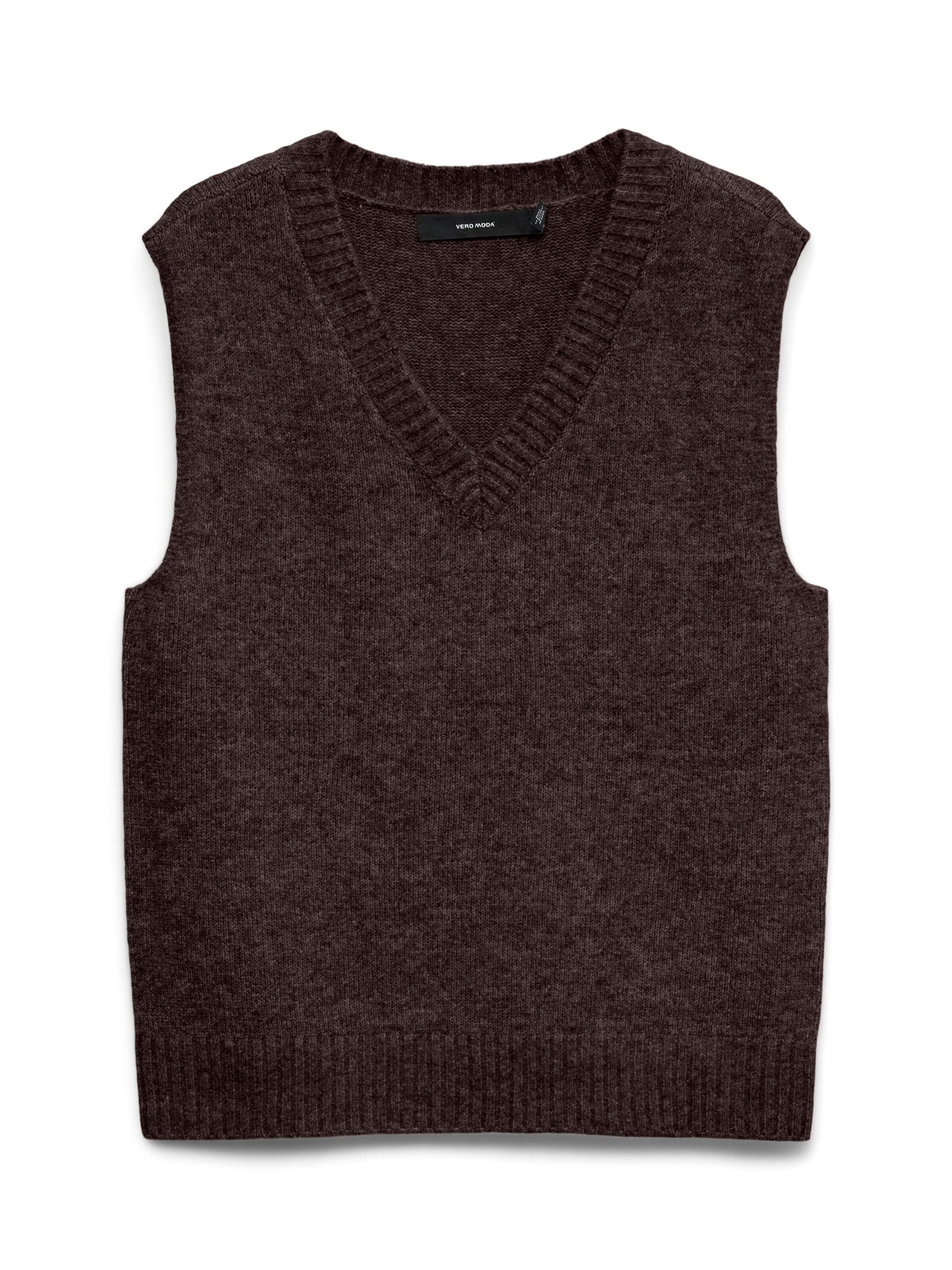 VERO MODA Sweater 'VMBoom' in Brown: front