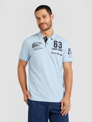 CAMP DAVID Poloshirt in Blau: predná strana