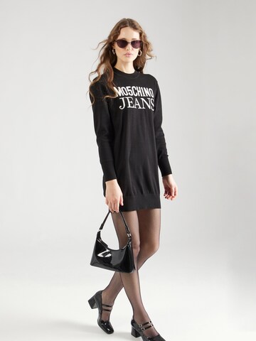 Moschino Jeans - Vestido de punto en negro