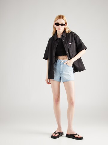 TOPSHOP Regular Shorts in Blau