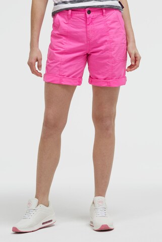 Soccx Regular Pants in Pink: front