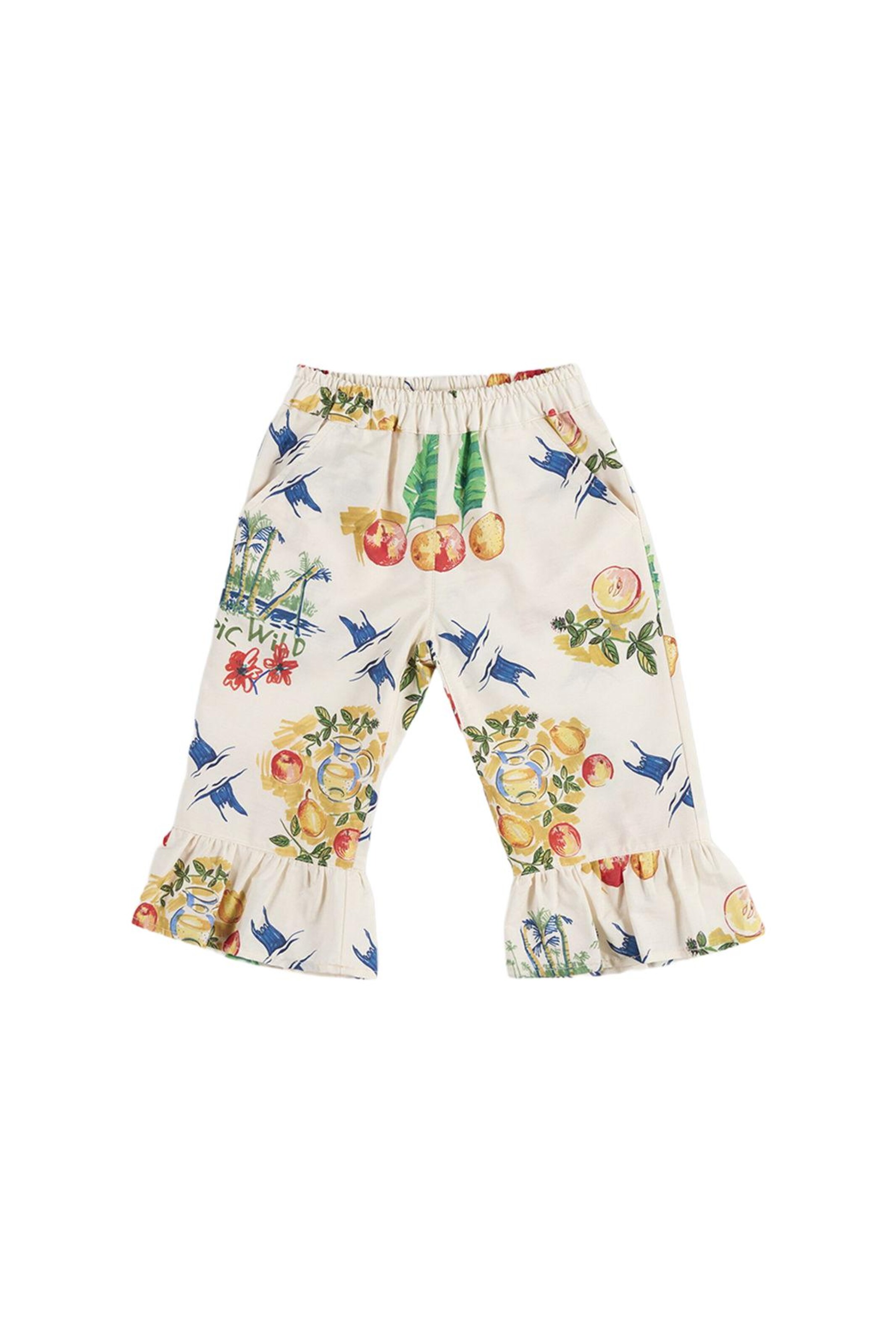 Panço Bootcut Hose in Beige: Vorderseite