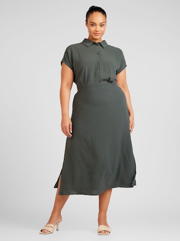 ABOUT YOU Curvy - Vestido 'Shoshana ' em verde: frente